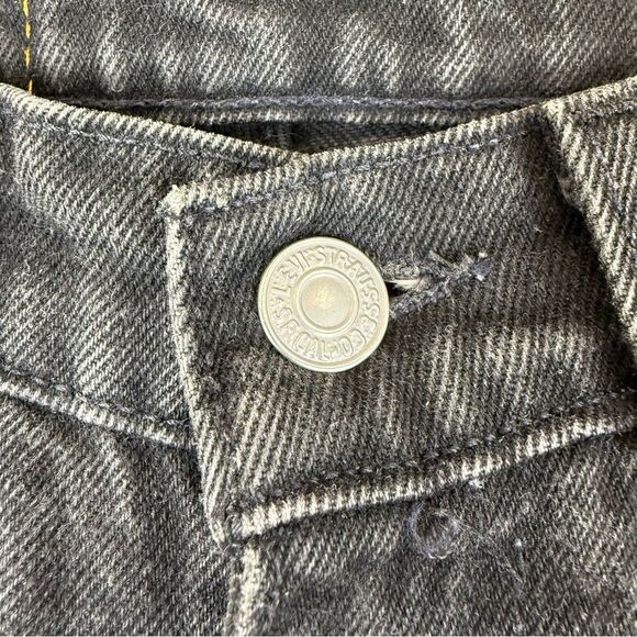 Vintage Levi’s 921 15921 Orange Tab Tapered Fit Black Mom Jeans Made USA Size 6 - Picture 4 of 9